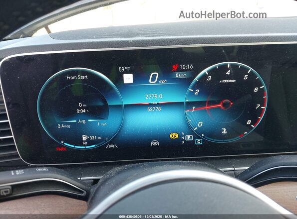 4JGFB4JE4NA660481 2022 MERCEDES-BENZ GLE 350 Dark Blue Вид задніх сидінь