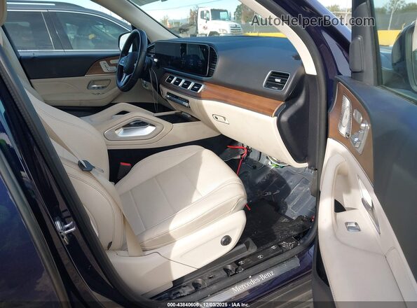 4JGFB4JE4NA660481 2022 MERCEDES-BENZ GLE 350 Dark Blue Вид салону спереду