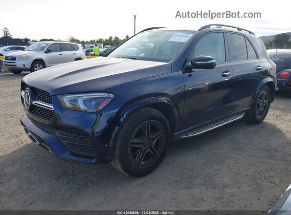 4JGFB4JE4NA660481 2022 MERCEDES-BENZ GLE 350 Dark Blue Передня ліва чверть