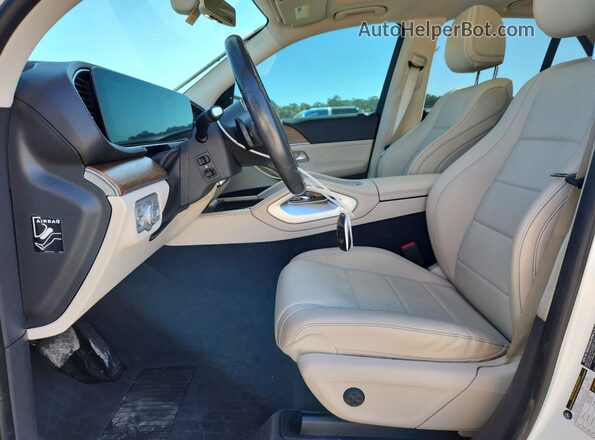 4JGFB4KB2LA255544 2020 MERCEDES-BENZ GLE White Widok wnętrza z przodu