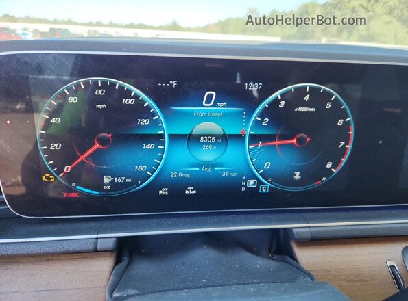 4JGFB4KB2LA255544 2020 MERCEDES-BENZ GLE White Widok zestawu wskaźników