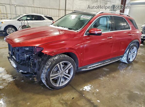 4JGFB4KB8LA034238 2020 MERCEDES-BENZ GLE Red Przód lewy