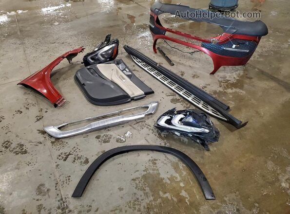 4JGFB4KB8LA034238 2020 MERCEDES-BENZ GLE Red Widok naklejki z numerem VIN