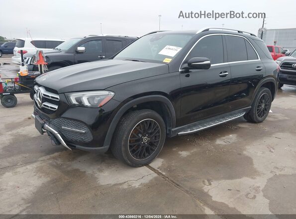 4JGFB4KE7LA033365 2020 MERCEDES-BENZ GLE 350 Черный Передняя левая четверть
