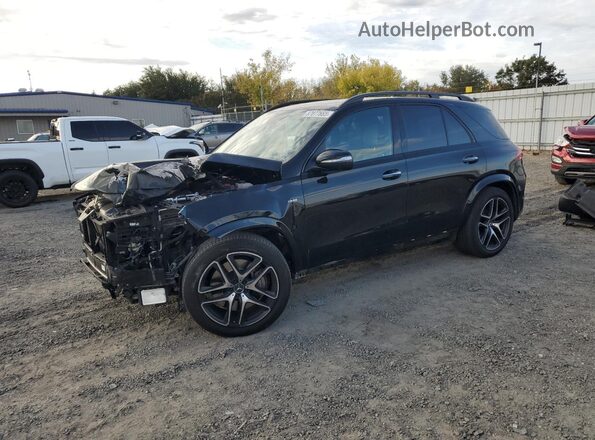 4JGFB6BBXMA290801 2021 MERCEDES-BENZ GLE Черный Передняя левая четверть