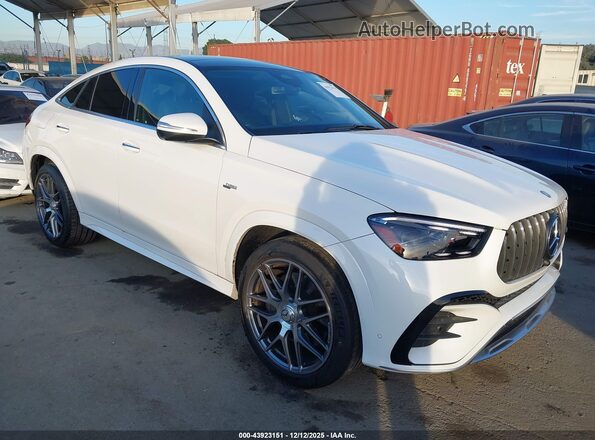 4JGFD6BB4SB335149 2025 MERCEDES-BENZ AMG GLE 53 COUPE Белый Передняя правая четверть