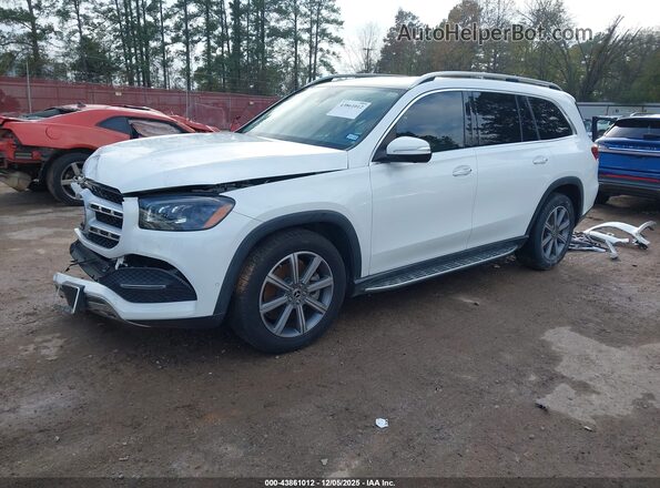 4JGFF5KE2LA086520 2020 MERCEDES-BENZ GLS 450 Белый Передняя левая четверть