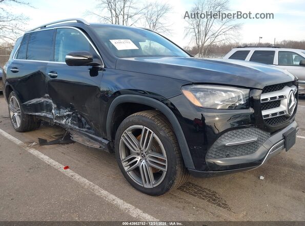 4JGFF5KE2MA456530 2021 MERCEDES-BENZ GLS 450 Черный Передняя правая четверть
