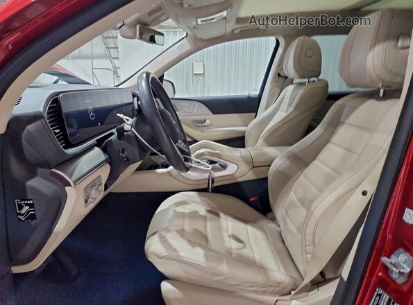 4JGFF5KE3LA123798 2020 MERCEDES-BENZ GLS Красный Вид салона спереди