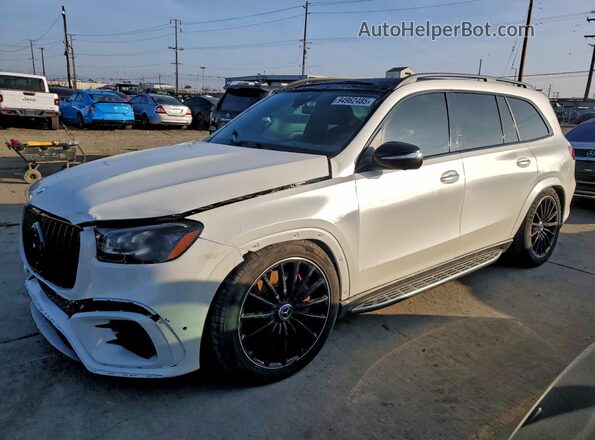 4JGFF8KE3MA402977 2021 MERCEDES-BENZ GLS White Передня ліва чверть