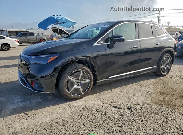 4JGGM2BB3RA045322 2024 MERCEDES-BENZ EQE Черный Передняя левая четверть