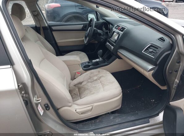 4S3BNAA60G3027968 2016 SUBARU LEGACY Бежевый Вид салона спереди