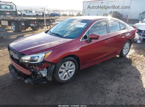 4S3BNAC61G3058143 2016 SUBARU LEGACY Красный Передняя левая четверть