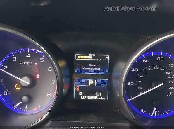 4S3BNAC61G3058143 2016 SUBARU LEGACY Красный Вид задних сидений