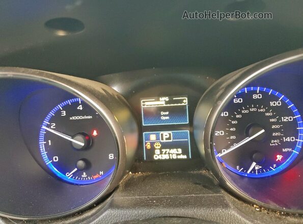 4S3BNAD62G3030740 2016 SUBARU LEGACY Blue Widok zestawu wskaźników