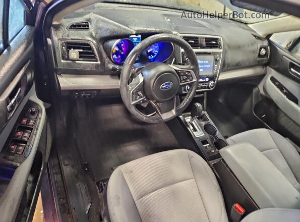 4S3BNAF65J3021518 2018 SUBARU LEGACY Синий Вид панели приборов