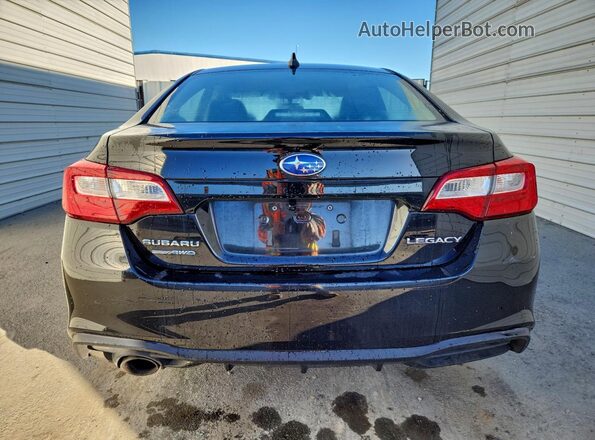 4S3BNAF67K3018640 2019 SUBARU LEGACY Black Widok z tyłu