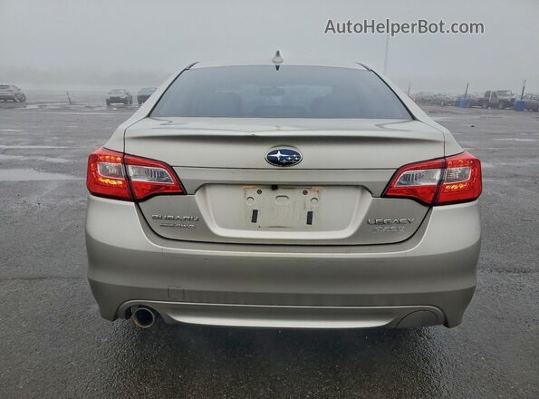 4S3BNAL6XG3010995 2016 SUBARU LEGACY Gold Rear view