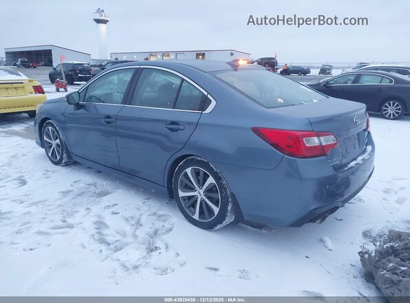 4S3BNAN64J3030678 2018 SUBARU LEGACY Синий Задняя левая четверть