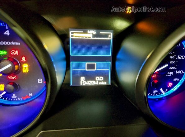 4S3BNBD65G3049448 2016 SUBARU LEGACY Blue Dashboard view