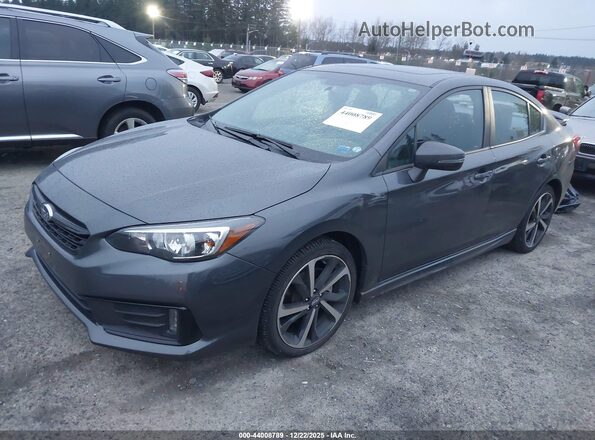 4S3GKAM61N3610833 2022 SUBARU IMPREZA Серый Передняя левая четверть