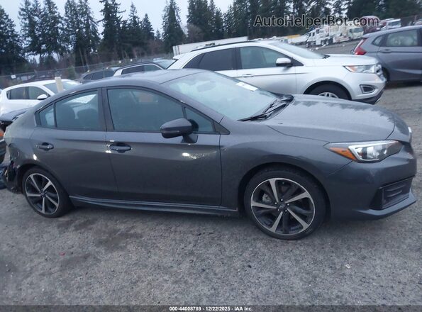 4S3GKAM61N3610833 2022 SUBARU IMPREZA Серый Панорамный вид салона 360°