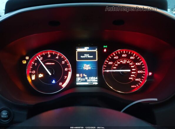 4S3GKAM61N3610833 2022 SUBARU IMPREZA Серый Вид задних сидений
