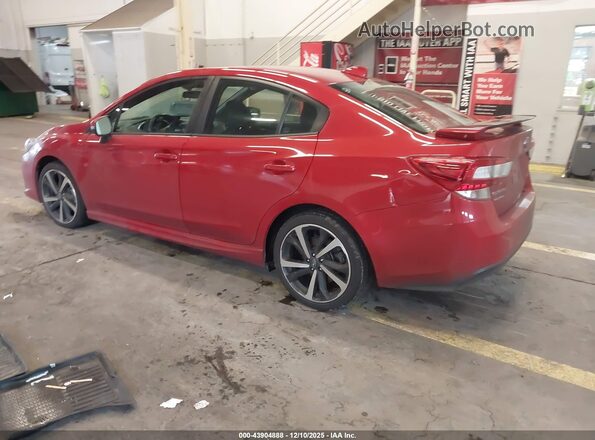 4S3GKAM65N3606414 2022 SUBARU IMPREZA Red Հետևի ձախ