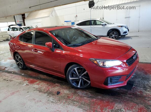 4S3GKAM69N3607744 2022 SUBARU IMPREZA Red Przód prawy