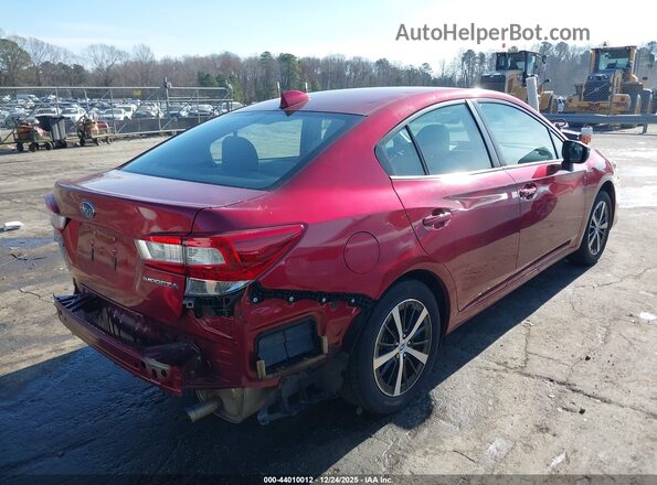 4S3GKAV64M3602125 2021 SUBARU IMPREZA Красный Задняя правая четверть