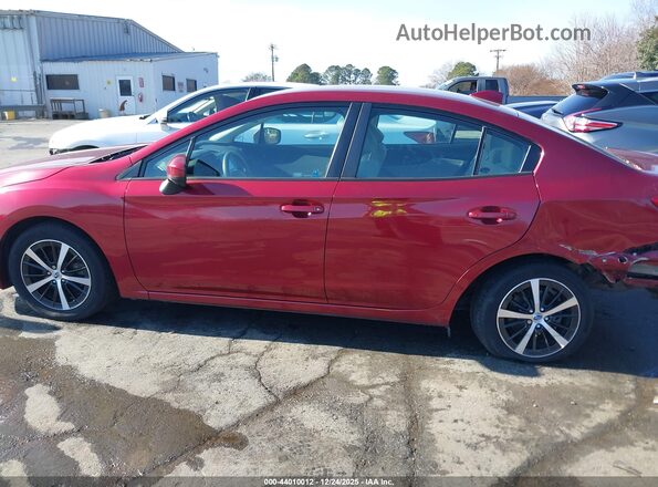 4S3GKAV64M3602125 2021 SUBARU IMPREZA Красный Панорамный вид салона 360°