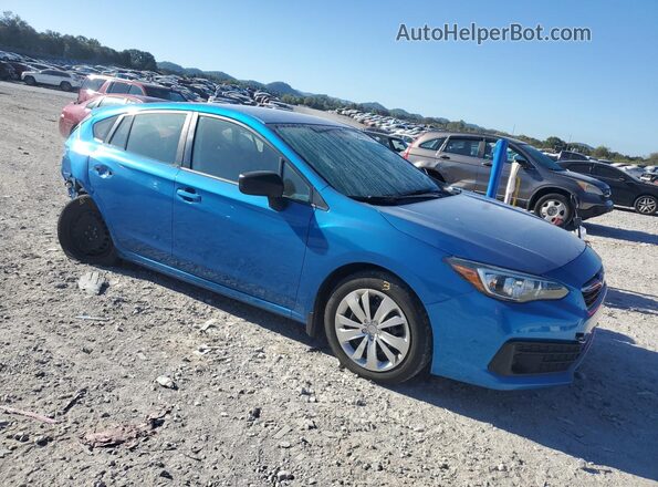 4S3GTAB6XM3716471 2021 SUBARU IMPREZA Синий Передняя правая четверть