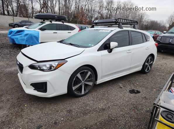 4S3GTAM68J3710046 2018 SUBARU IMPREZA White Przód lewy