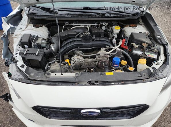 4S3GTAM68J3710046 2018 SUBARU IMPREZA White Widok wnętrza z tyłu