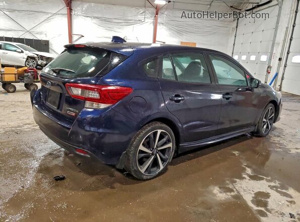 4S3GTAM68L3729084 2020 SUBARU IMPREZA Синий Задняя правая четверть