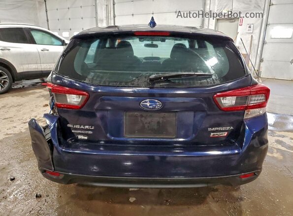 4S3GTAM68L3729084 2020 SUBARU IMPREZA Синий Вид сзади