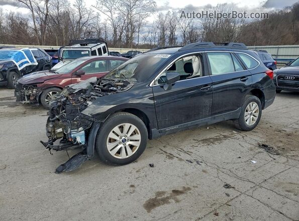 4S4BSAAC5J3361091 2018 SUBARU OUTBACK Черный Передняя левая четверть