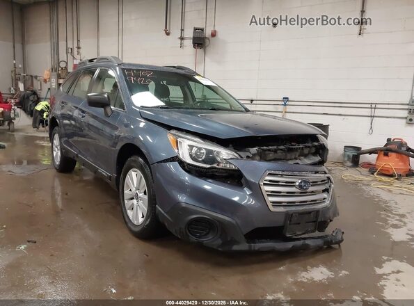 4S4BSAAC7H3373575 2017 SUBARU OUTBACK Синий Передняя правая четверть