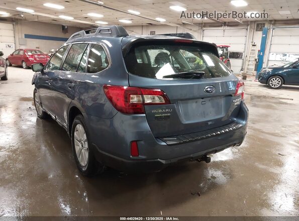 4S4BSAAC7H3373575 2017 SUBARU OUTBACK Синий Задняя левая четверть