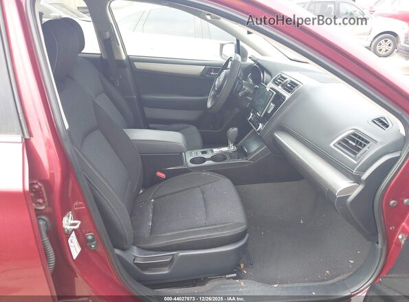 4S4BSAFC2J3368296 2018 SUBARU OUTBACK Красный Вид салона спереди