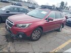 2018 Subaru Outback 2.5i Premium Красный vin: 4S4BSAFC2J3368296