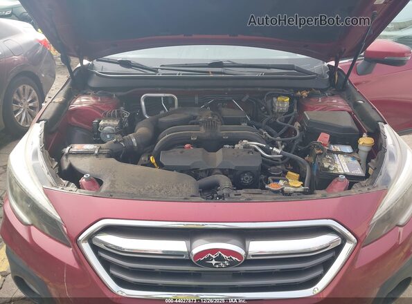 4S4BSAFC2J3368296 2018 SUBARU OUTBACK Красный Вид сзади