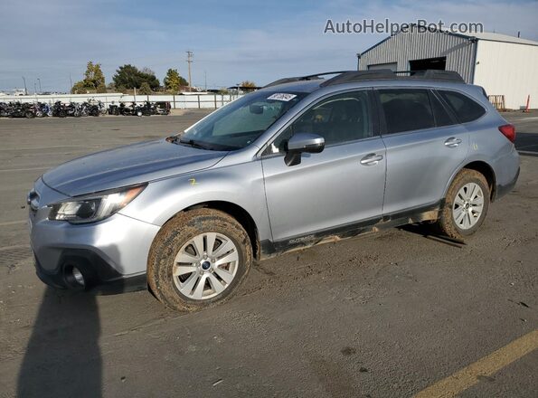4S4BSAFC2K3369496 2019 SUBARU OUTBACK Серебряный Передняя левая четверть