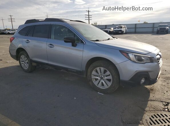 4S4BSAFC2K3369496 2019 SUBARU OUTBACK Серебряный Передняя правая четверть