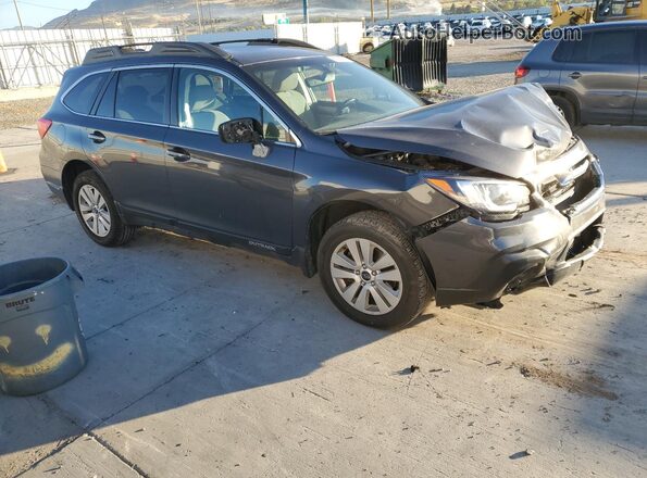 4S4BSAFC6K3277971 2019 SUBARU OUTBACK Серый Передняя правая четверть