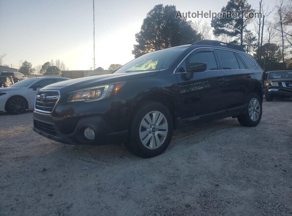 4S4BSAFC7K3387363 2019 SUBARU OUTBACK Черный Передняя левая четверть