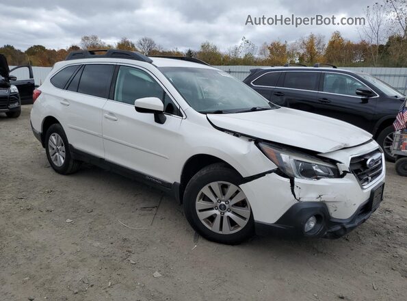 4S4BSAFC8K3249041 2019 SUBARU OUTBACK Белый Передняя правая четверть