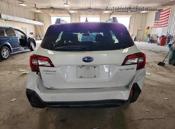4S4BSAFC9K3233432 2019 SUBARU OUTBACK White Вид ззаду