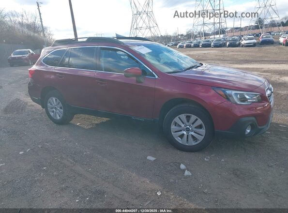 4S4BSAHC5J3235092 2018 SUBARU OUTBACK Красный Передняя правая четверть