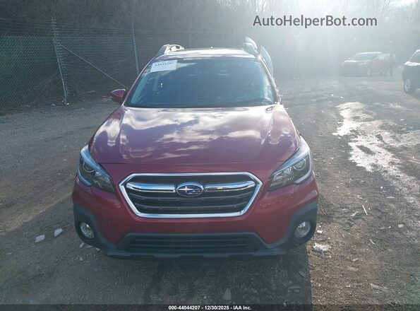 4S4BSAHC5J3235092 2018 SUBARU OUTBACK Красный Вид задней части салона